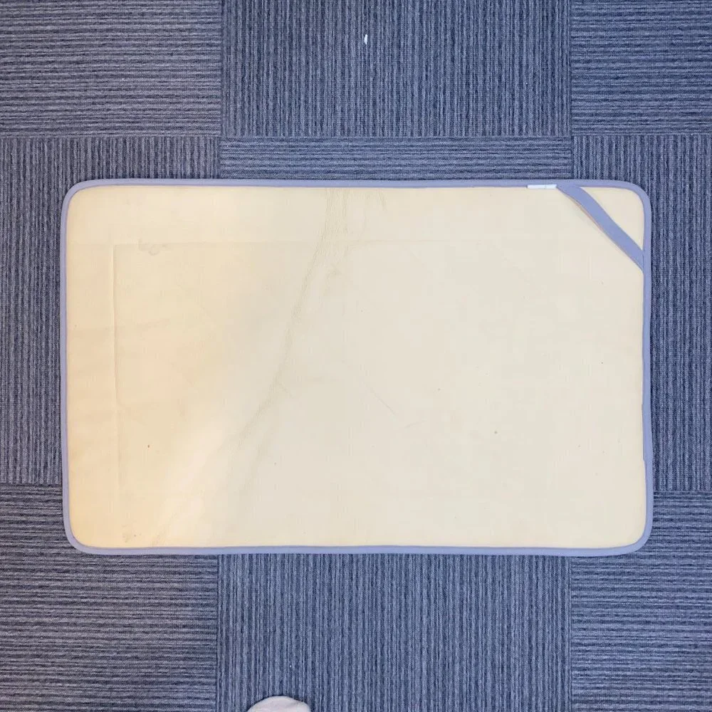 Gray Memory Foam Bath Mat